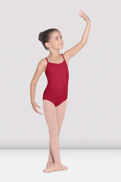 BLOCH CL5607 Girls Parem Camisole Leotard Red